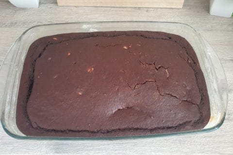 Cliquez pour zoomer ! Brownie magique aux haricots rouges Thermomix par Ayesha
