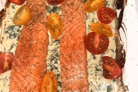 Cliquez pour zoomer ! Saumon à la Toscane Thermomix par kenza_56