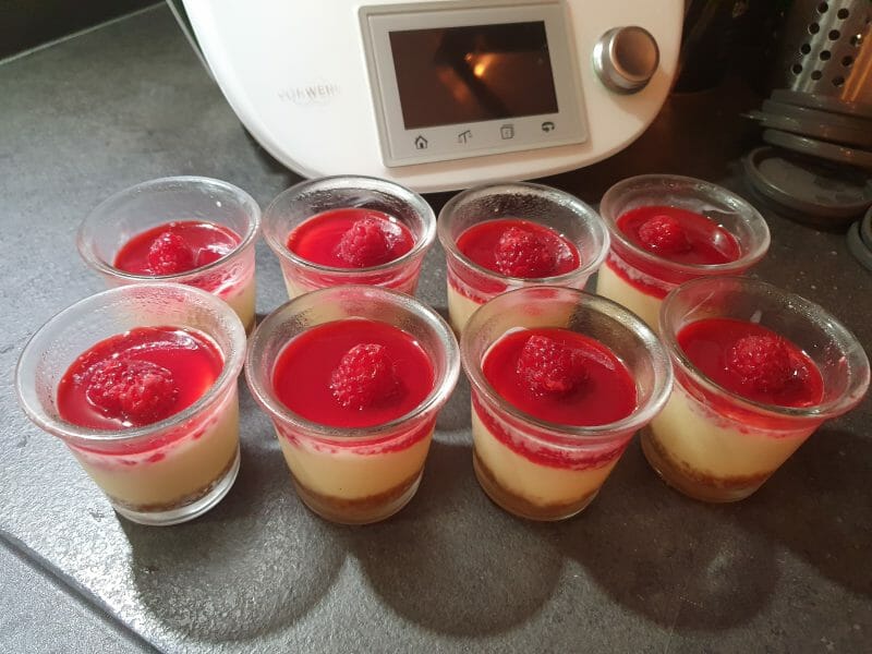 Cliquez pour zoomer ! Cheesecakes au Varoma Thermomix par Sandrine Lamotte