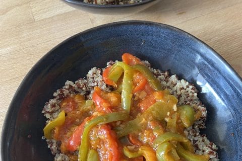 Cliquez pour zoomer ! Quinoa sauce basquaise Thermomix par Justine