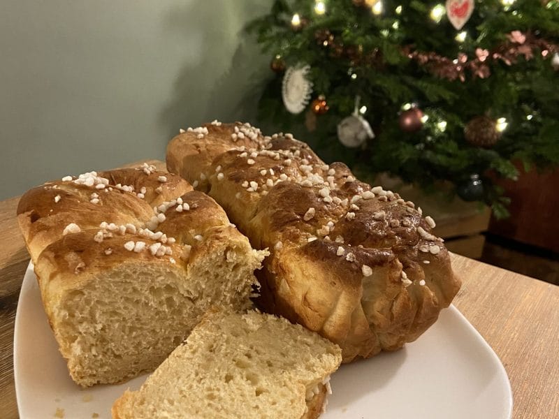 Cliquez pour zoomer ! Brioche tressée à la mie filante Thermomix par Justine