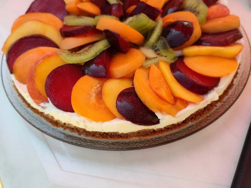 Cliquez pour zoomer ! Tarte aux fraises sans cuisson Thermomix par lili_110