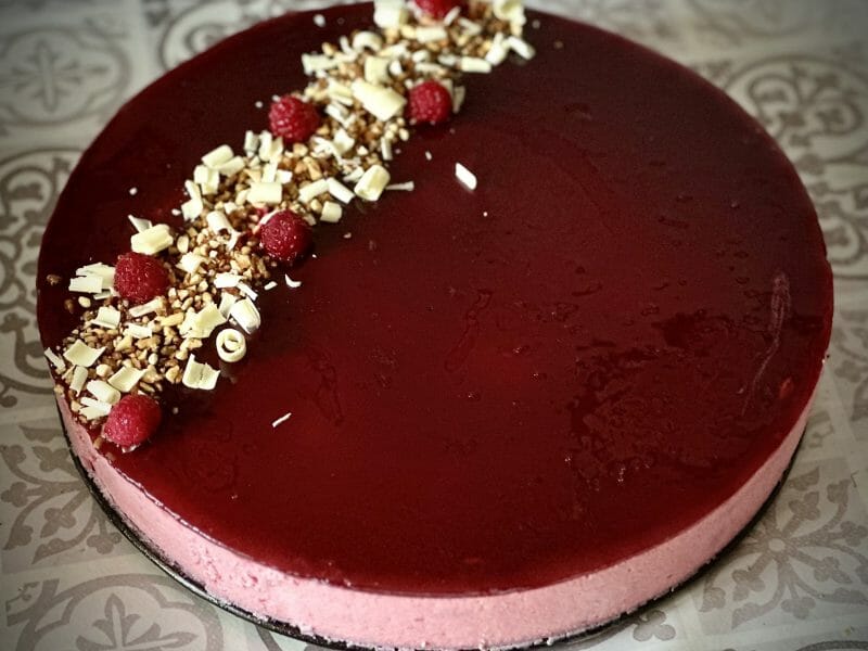 Cliquez pour zoomer ! Bavarois aux framboises Thermomix par Tony et Ludi