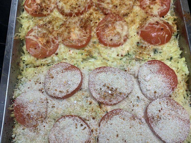 Cliquez pour zoomer ! Gratin de crozets aux courgettes et saumon fumé Thermomix par laury_36