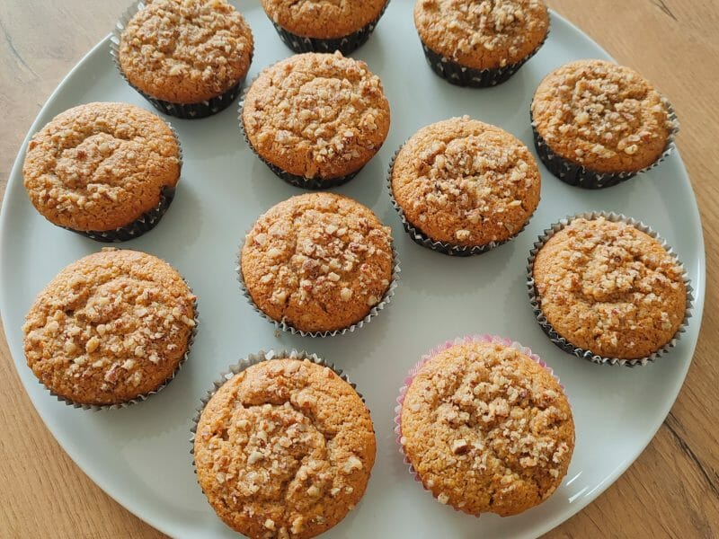 Cliquez pour zoomer ! Muffins aux pommes et aux noix de pécan Thermomix par bibichedu62