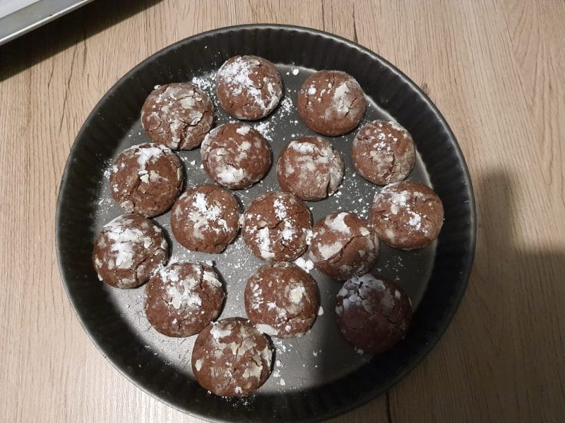 Cliquez pour zoomer ! Craquelés au chocolat Thermomix par Christelle57185