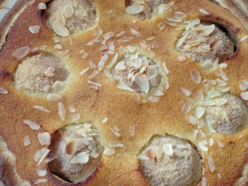 Cliquez pour zoomer ! Tarte aux poires sur lit de chocolat Thermomix par christelle_554