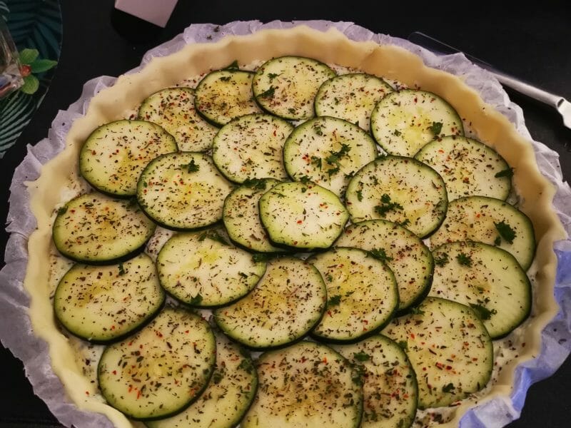 Cliquez pour zoomer ! Tarte courgettes et ricotta Thermomix par LettySiiah