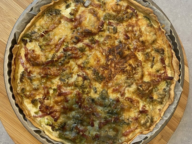 Cliquez pour zoomer ! Tarte aux brocolis et roquefort Thermomix par julie_1057