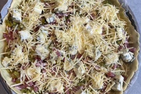 Cliquez pour zoomer ! Tarte aux brocolis et roquefort Thermomix par julie_1057