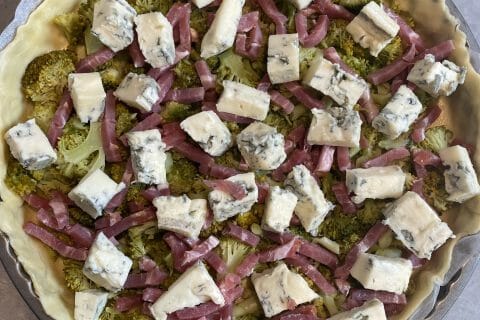Cliquez pour zoomer ! Tarte aux brocolis et roquefort Thermomix par julie_1057