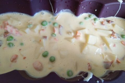 Cliquez pour zoomer ! Cake salé jambon fromage et olives au Thermomix