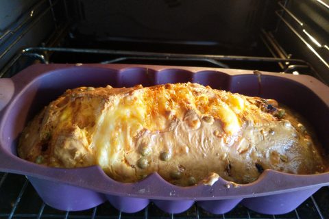 Cliquez pour zoomer ! Cake salé jambon fromage et olives au Thermomix