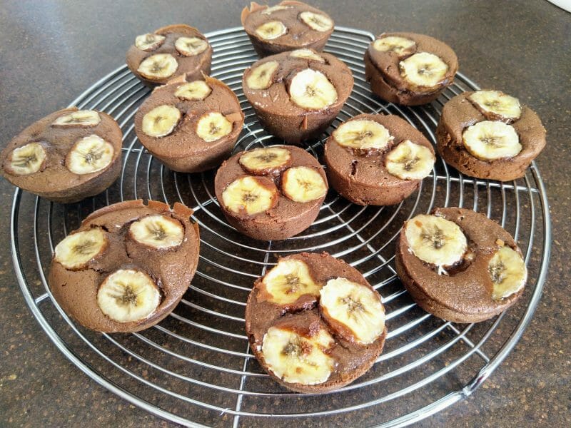 Cliquez pour zoomer ! Brownie fondant choco-banane Thermomix par Isa1981