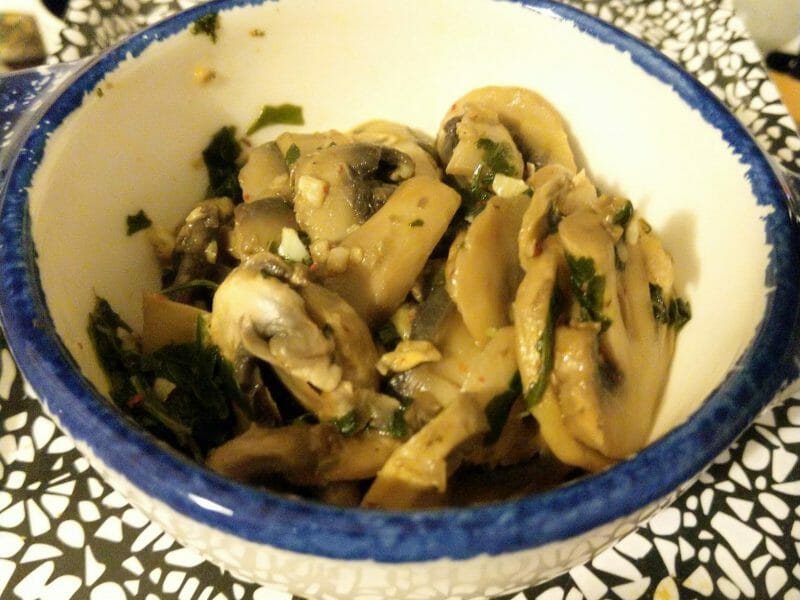 Cliquez pour zoomer ! Champignons à l’ail Thermomix par Isa1981