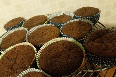 Cliquez pour zoomer ! Browfins choco banane et pécan Thermomix par Isa1981