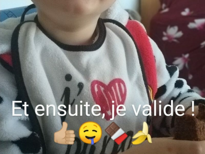 Cliquez pour zoomer ! Browfins choco banane et pécan Thermomix par Isa1981