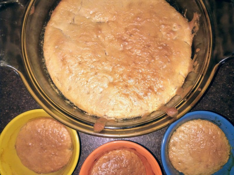 Cliquez pour zoomer ! Cobbler à la rhubarbe Thermomix par Isa1981