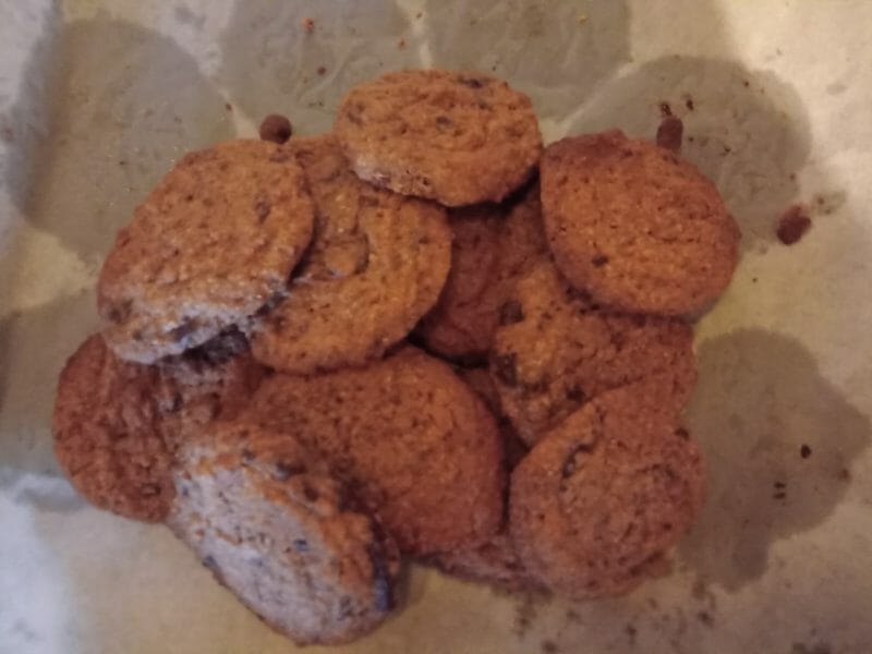 Cliquez pour zoomer ! Cookies avoine et chocolat Thermomix par Sanceylien