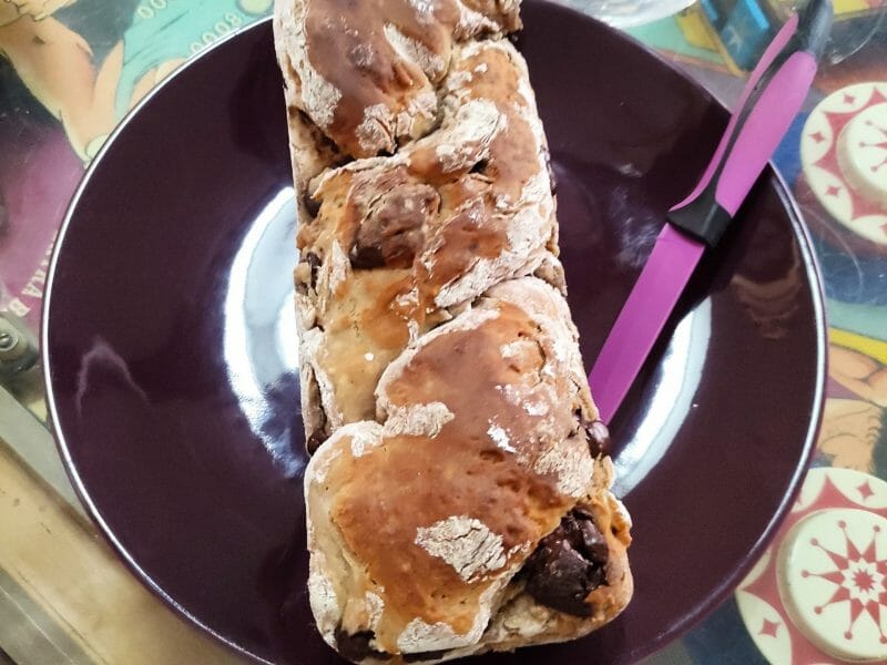 Cliquez pour zoomer ! Brioche sans beurre, sans oeufs Thermomix par gaga1407