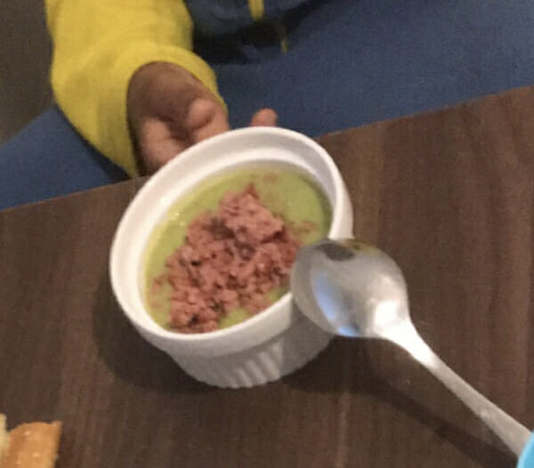 Cliquez pour zoomer ! Velouté de petits pois Thermomix par Amenate