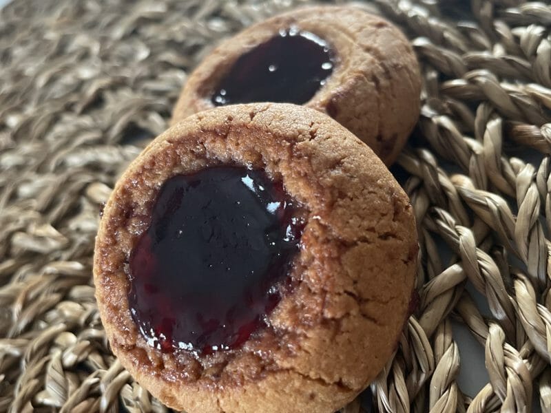 Cliquez pour zoomer ! Jam drops – Biscuits à la confiture Thermomix par lindalindoush