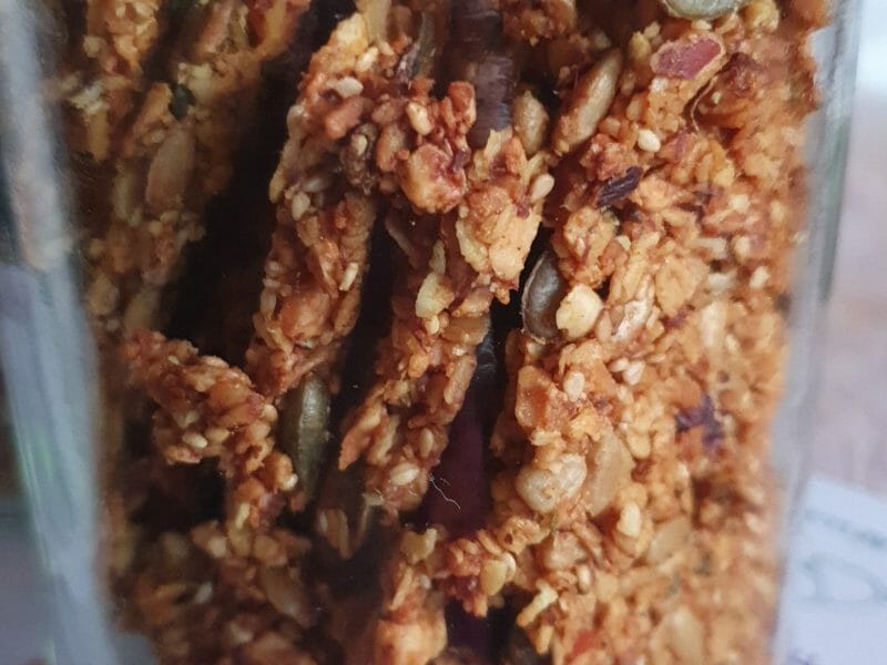 Cliquez pour zoomer ! Granola salé Thermomix par titimounin