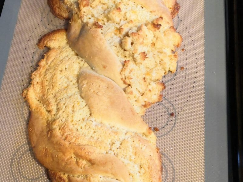 Cliquez pour zoomer ! Brioche à la crème d’amande Thermomix par kahinabou
