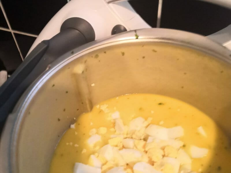 Cliquez pour zoomer ! Soupe aux oeufs et à la coriandre Thermomix par kahinabou