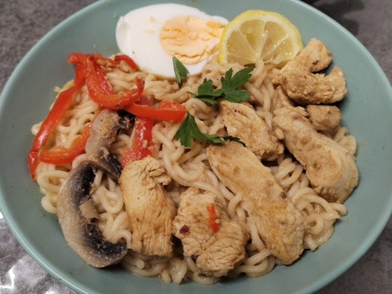 Cliquez pour zoomer ! Ramen thaï au poulet Thermomix par kahinabou