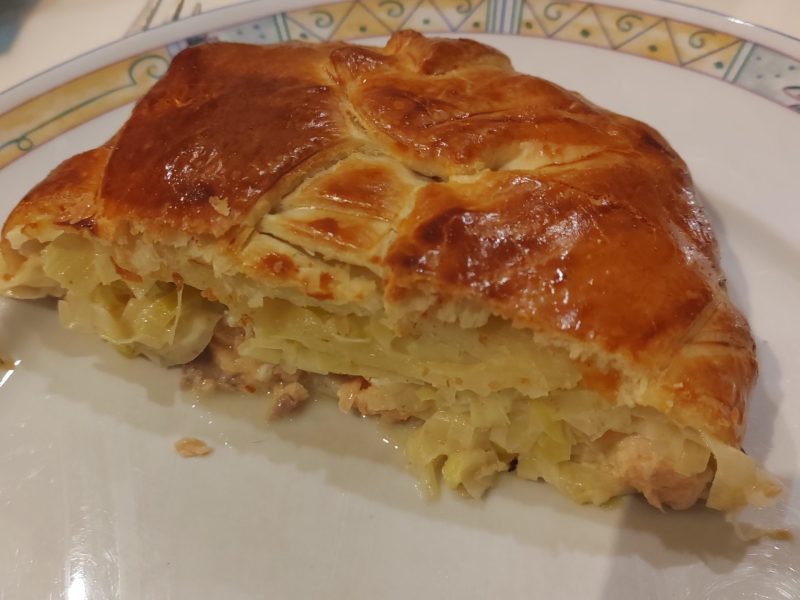 Cliquez pour zoomer ! Feuilleté saumon et poireaux Thermomix par maitica