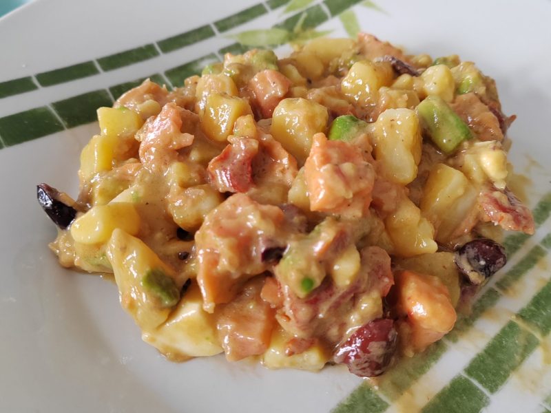 Cliquez pour zoomer ! Salade pommes de terre, saumon et avocat Thermomix par maitica