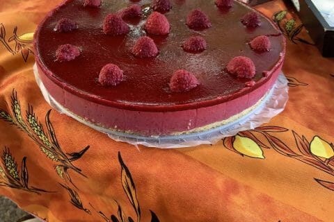 Cliquez pour zoomer ! Bavarois aux framboises Thermomix par angel42520