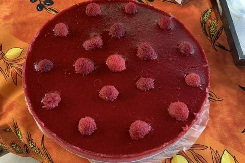 Cliquez pour zoomer ! Bavarois aux framboises Thermomix par angel42520