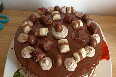 Cliquez pour zoomer ! Layer cake Kinder Bueno Thermomix par angel42520