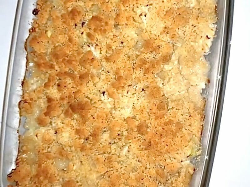 Cliquez pour zoomer ! Crumble poulet, courgettes et parmesan Thermomix par sassia33