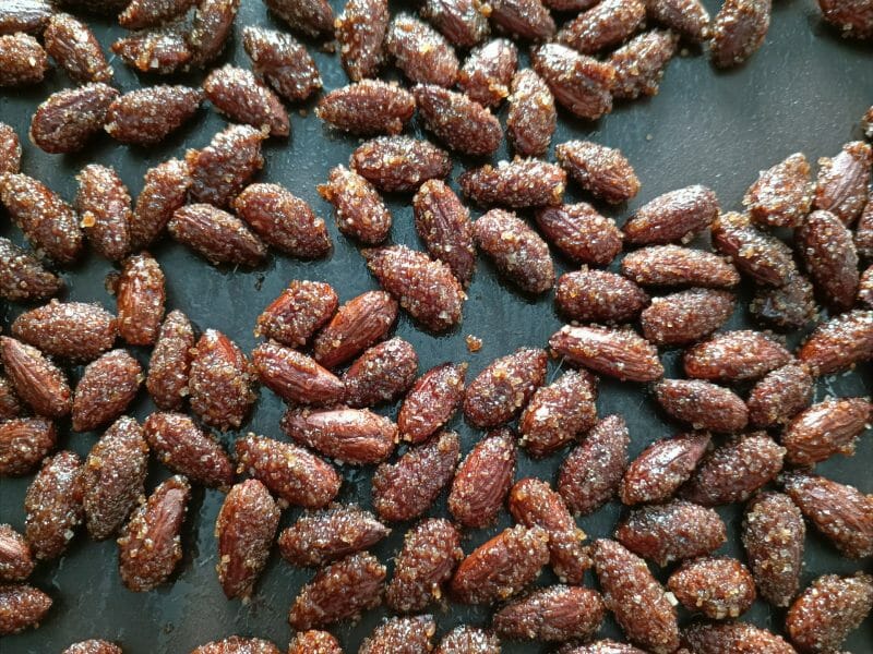 Cliquez pour zoomer ! Amandes grillées à la cannelle et au miel Thermomix par pe_16