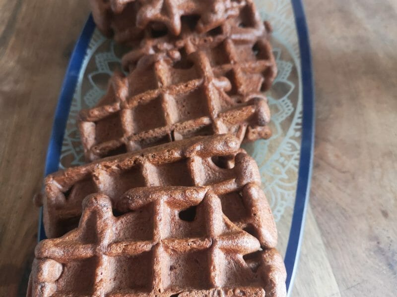 Cliquez pour zoomer ! Gaufres brownies Thermomix par tamostiflette