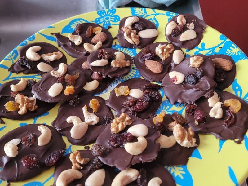 Cliquez pour zoomer ! Mendiants au chocolat Thermomix par momie76