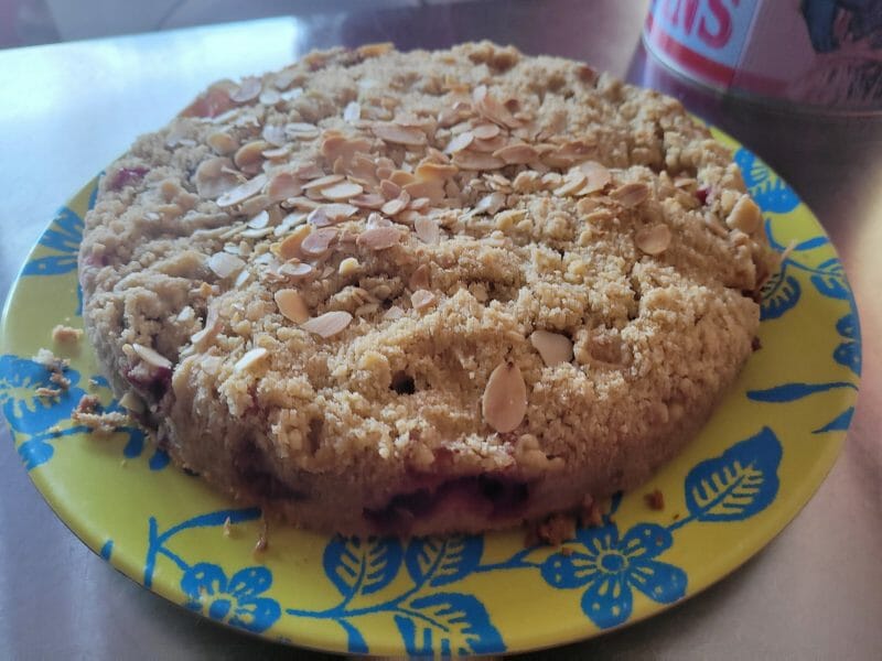 Cliquez pour zoomer ! Crumb cake framboises Thermomix par momie76