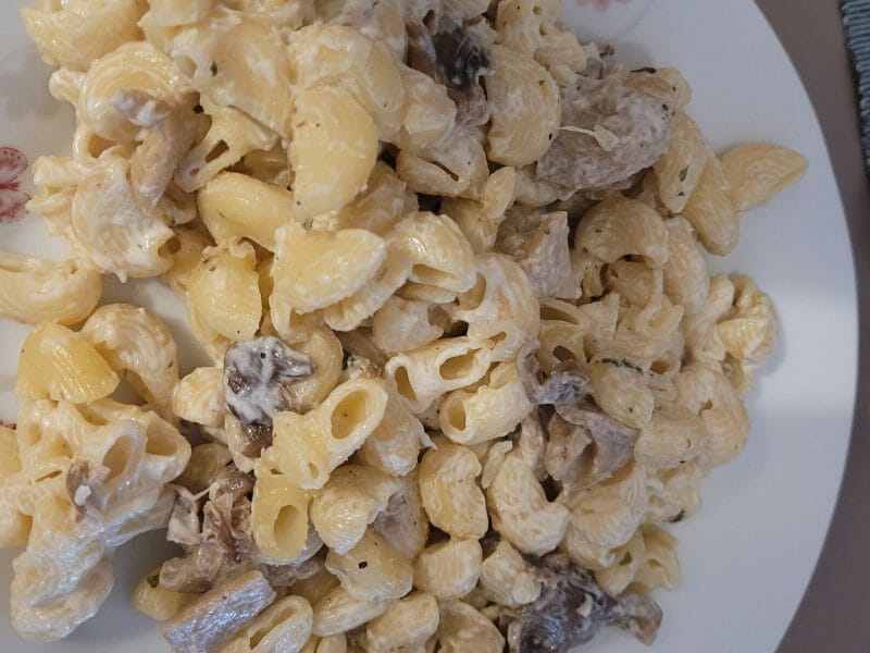 Cliquez pour zoomer ! Tagliatelle sauce crémeuse aux pleurotes Thermomix par momie76