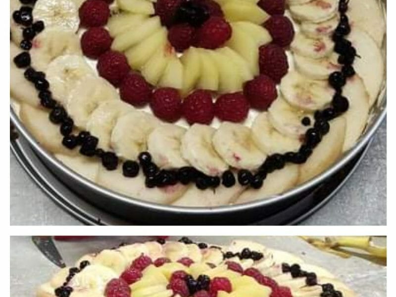 Cliquez pour zoomer ! Tarte aux fraises sans cuisson Thermomix par niiemela