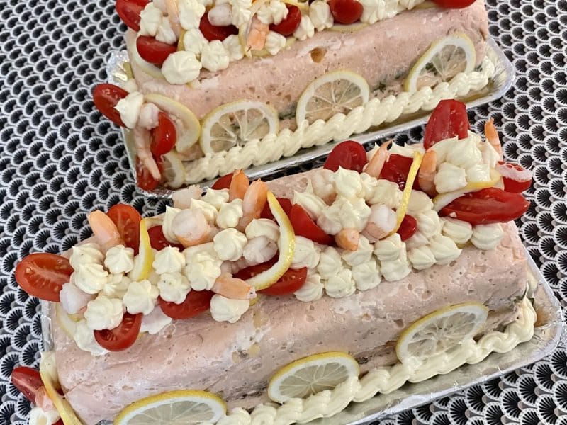 Cliquez pour zoomer ! Terrine de saumon frais et fumé Thermomix par gil13