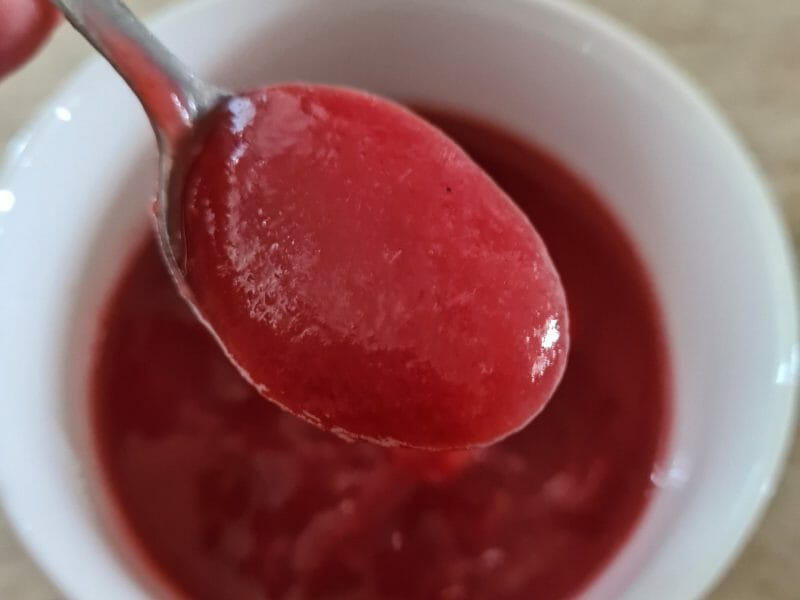 Compote Pomme Framboise Au Thermomix Cookomix