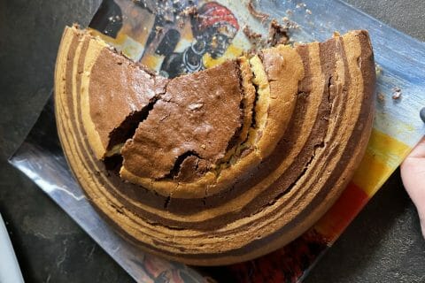 Cliquez pour zoomer ! Gâteau zébré Thermomix par vero_93