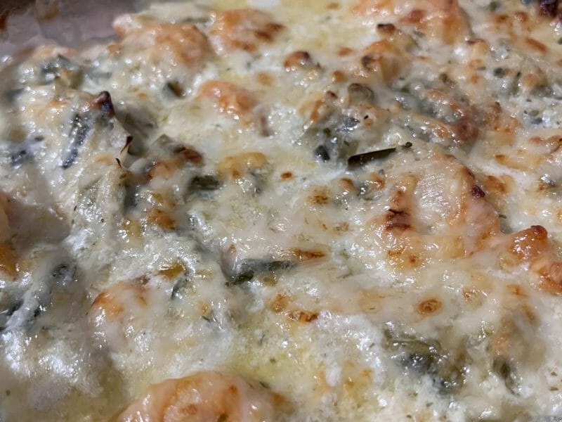 Cliquez pour zoomer ! Crevettes roses aux poireaux Thermomix par marine_cesarini