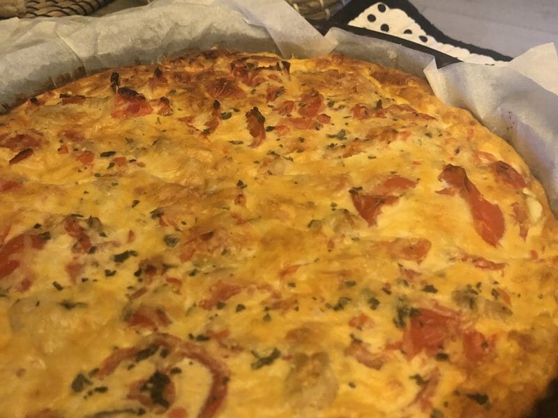 Cliquez pour zoomer ! Tarte au thon, tomate et moutarde Thermomix par marine_cesarini