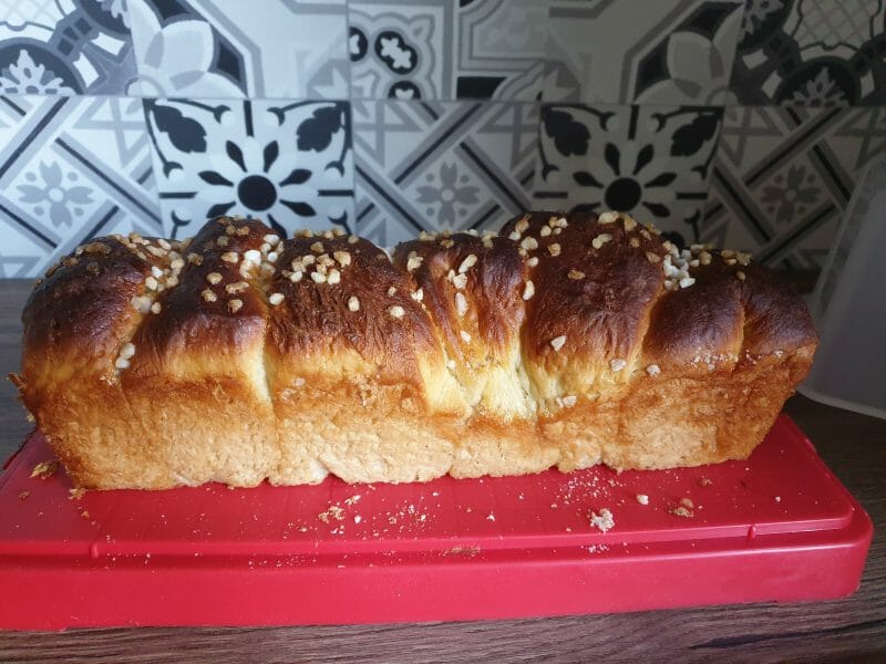 Cliquez pour zoomer ! Brioche sans beurre, sans oeufs Thermomix par Caroline91530