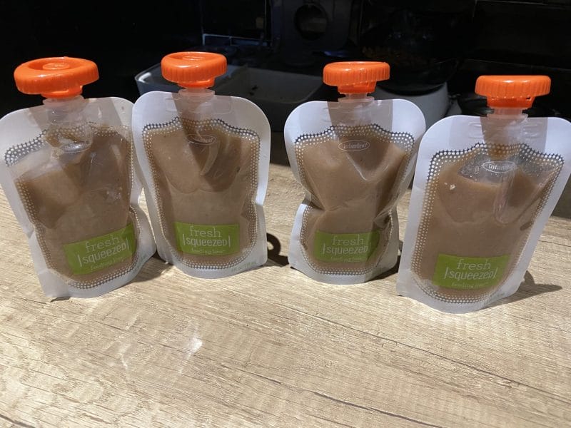 Cliquez pour zoomer ! Compote de pommes, bananes et miel Thermomix par chatmallow63