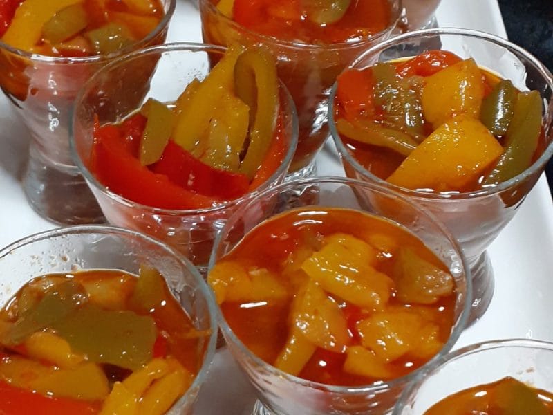 Cliquez pour zoomer ! Poivrons à l’aigre-douce Thermomix par elisanews